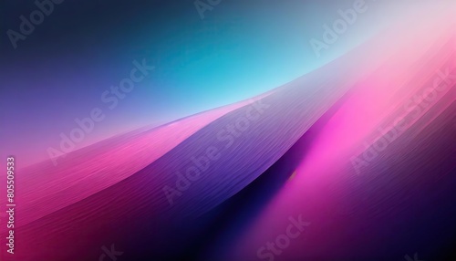 abstract purple, pink background, Blurred color gradient purple pink blue grainy color gradient background dark abstract wave shape © sinthi