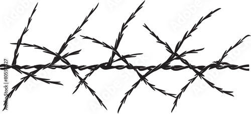 Stylish Barbed Wire Vector Patterns Fashionable Forms