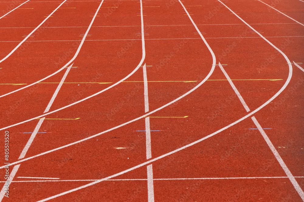 Fototapeta premium running track in stadium
