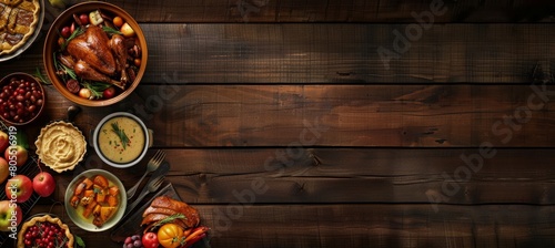 Wallpaper Mural Family Feast: Capturing the Essence of American Cuisine Torontodigital.ca