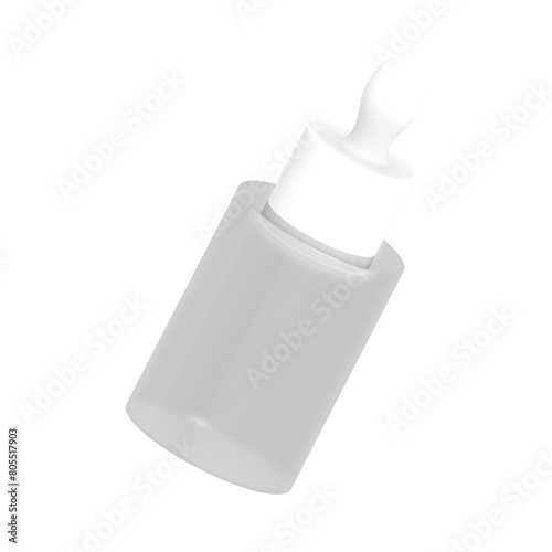 3D Makeup Glass Container 2