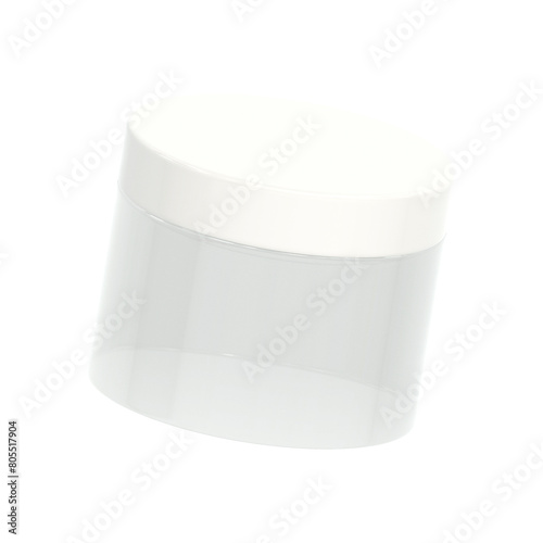 3D Makeup Glass Container