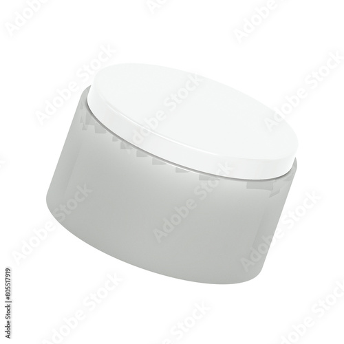 3D Makeup Glass Container 1