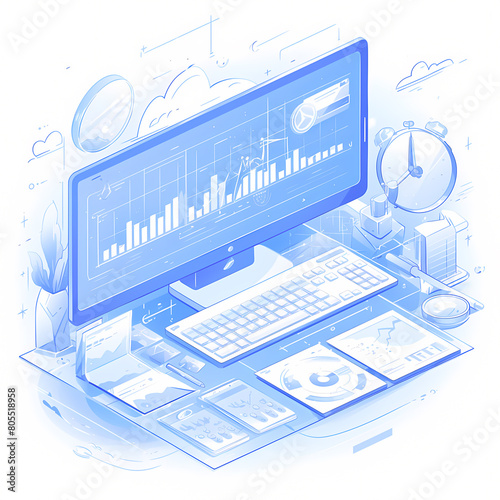 Innovative Technology Enhancing Financial Strategy with Data Analytics photo