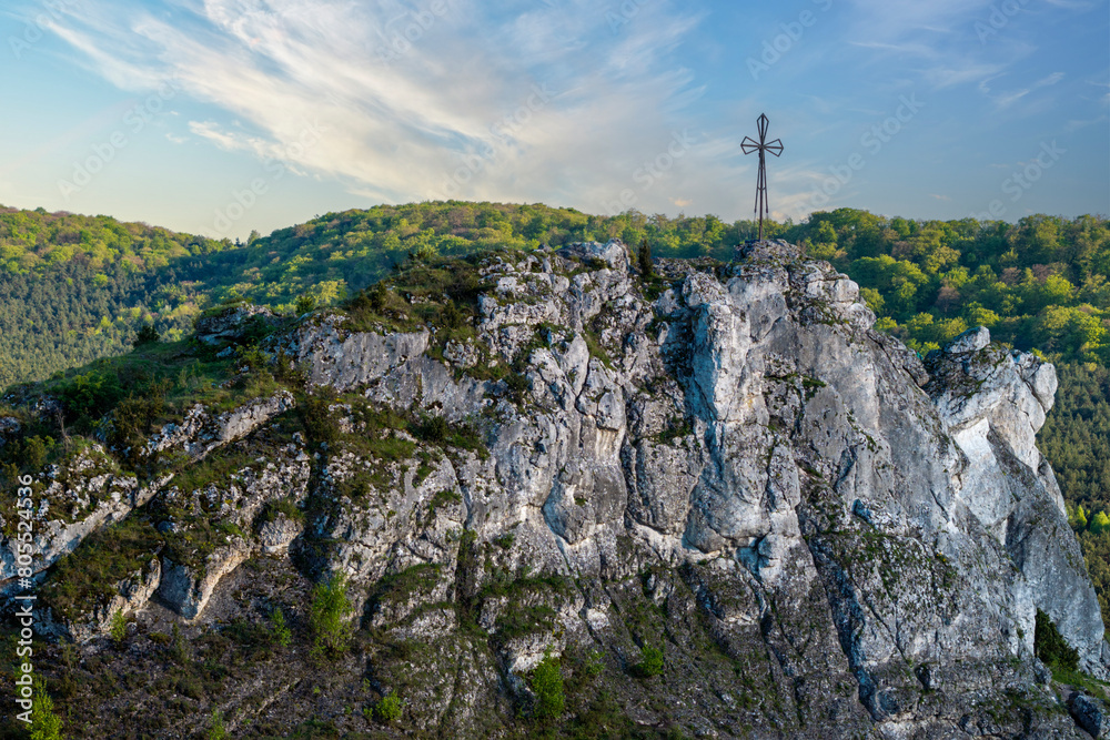 Fototapeta premium Biaklo Mountain near Olsztyn
