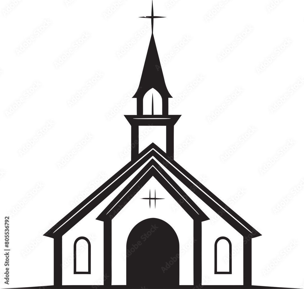 Heavenly Heights Church Vector Bundle Tranquil Thresholds Church Vector Array
