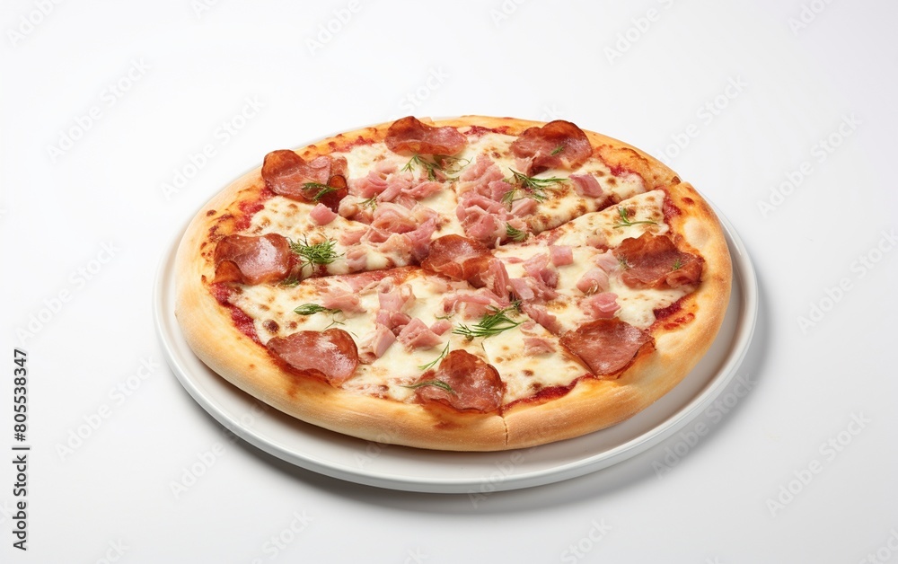 Meat Pizza on a Blank Slate