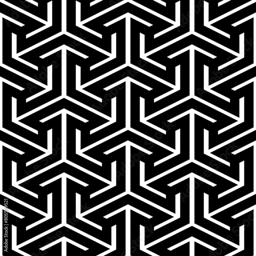 Ethnic ornament. Geometric background. Tribal wallpaper. Figures image. Folk backdrop. Mosaics motif. Digital paper, web design, textile print. Seamless pattern. Vector art work.