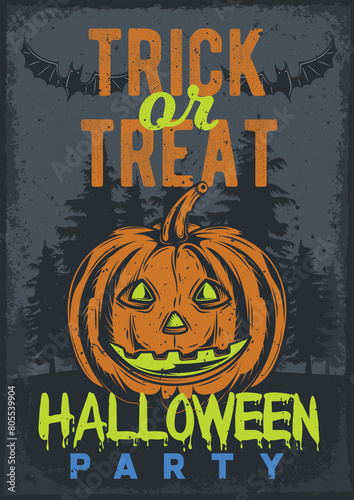Halloween party design image