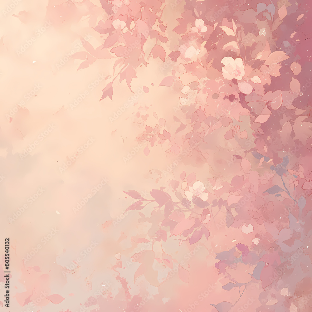 Bring Life to Your Project with Soft Pastel Coral Hues and Seductive Flower Illustrations
