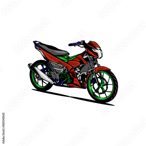 Motorcycle Illustration