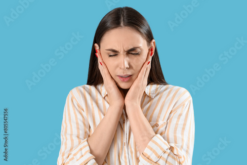 Young woman suffering from ...