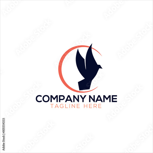 line art colibri logo humming bird vector, label, badge, illustration design
