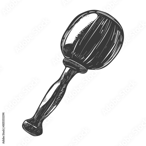 maracas instrument black color only
