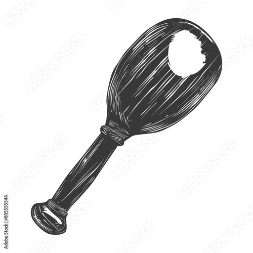 maracas instrument black color only