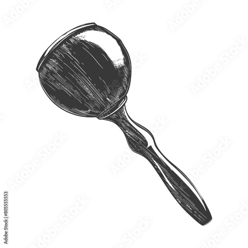 maracas instrument black color only