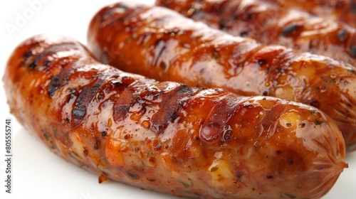 Delicious hot grilled sausage 