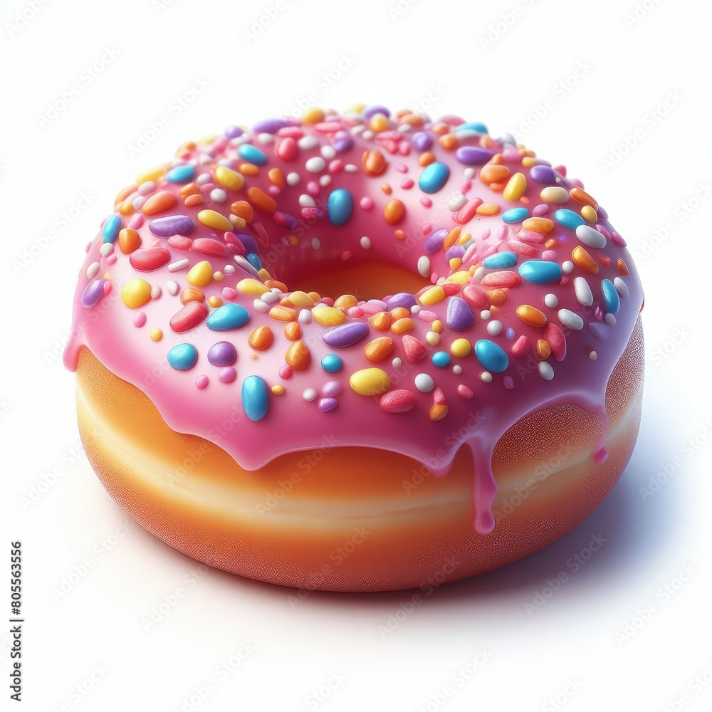 Donut isolated on a white background Donut isolated on a white background