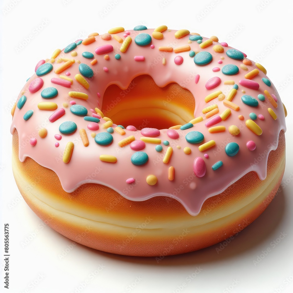 Donut isolated on a white background