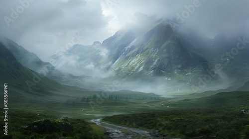 scotts in  beauty scotland mountains