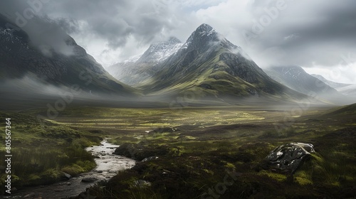 beauty of scotts in scotland mountains © Vuqar