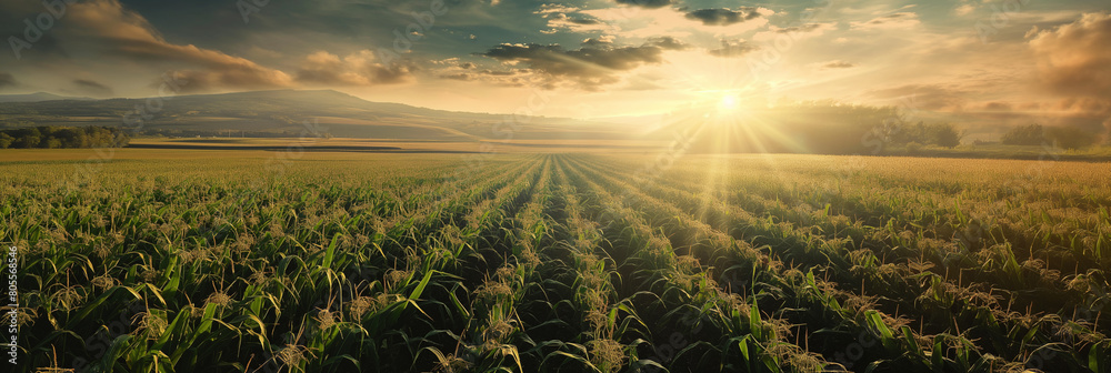 Obraz premium Photo of an agricultural field