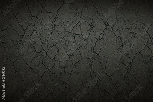 Textura de pared negra abstracta para fondo de patrón. imagen panorámica amplia. Textura de pared negra fondo áspero piso de concreto oscuro o fondo antiguo grunge con negro photo
