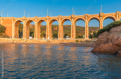 Viaduct of Antheor - Esterel, Cote d'Azur, France