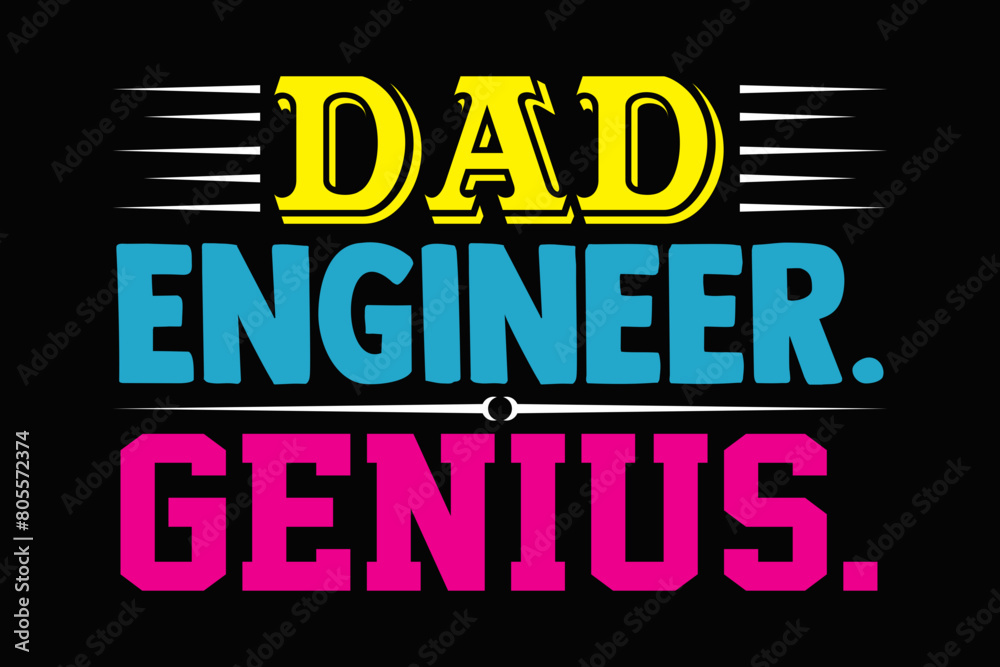 Fototapeta premium Engineer Typography design , Engineering Humor quotes, Engineer Graphic, Funny Engineering Gift, Cricut, Crafts