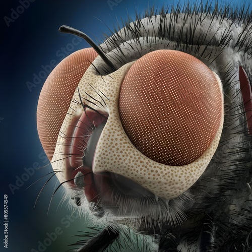 close up of a fly eye photo