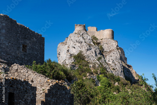 Château Cathare de Peyrepertuse in Languedoc, France © sissoupitch