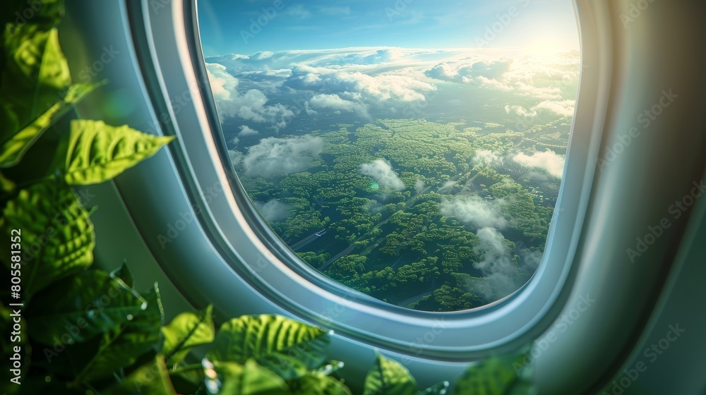 Fototapeta premium Airplane Travel