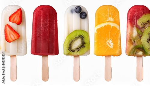 ghiaccioli frutta  photo