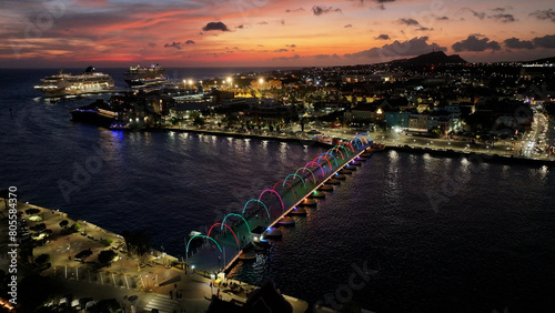 Foto Curacao Skyline At Punda In Willemstad Curacao