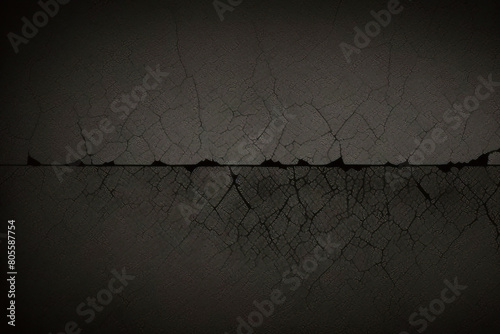 Textura de parede antiga cimento fundo cinza preto escuro design de cor cinza abstrato é claro com fundo gradiente branco. photo
