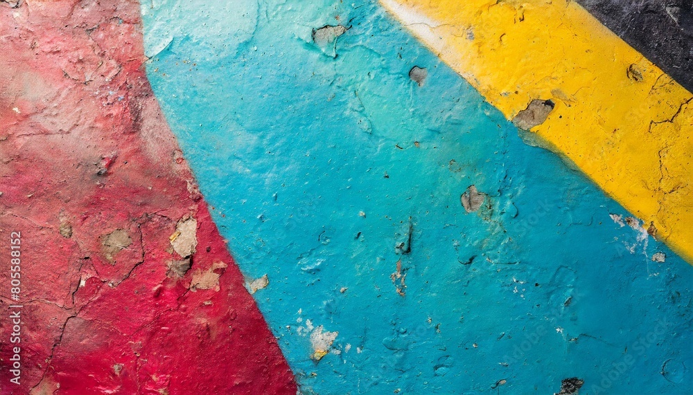 colorful grunge urban art wall background