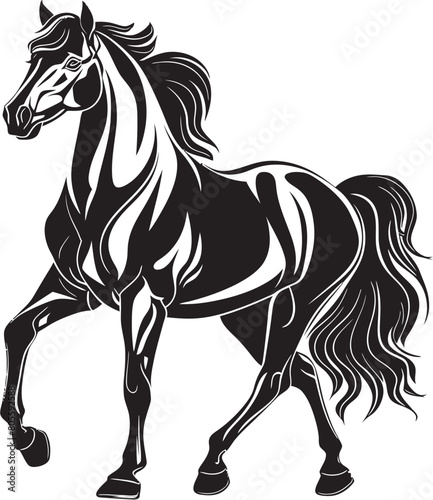 Horseback Riding Lesson Advertisement Vector Art for Promotion