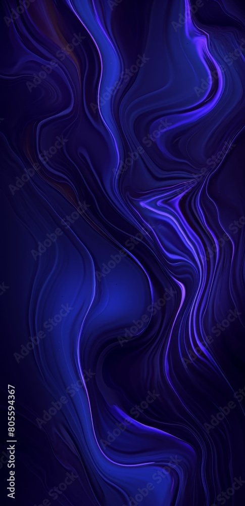 Obraz premium Abstract Blue Background With Wavy Lines