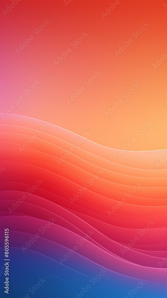 Colorful Background With Wavy Lines