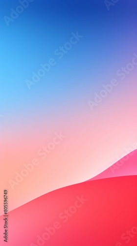 Blurry Red and Blue Background