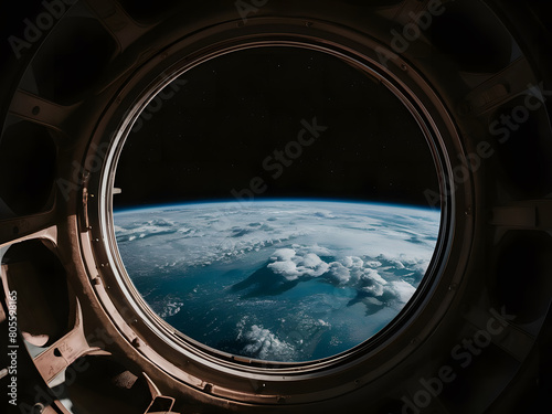 Vista de la tierra desde el espacio