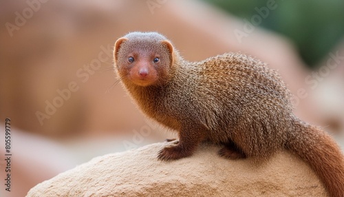 dwarf mongoose closeup photo