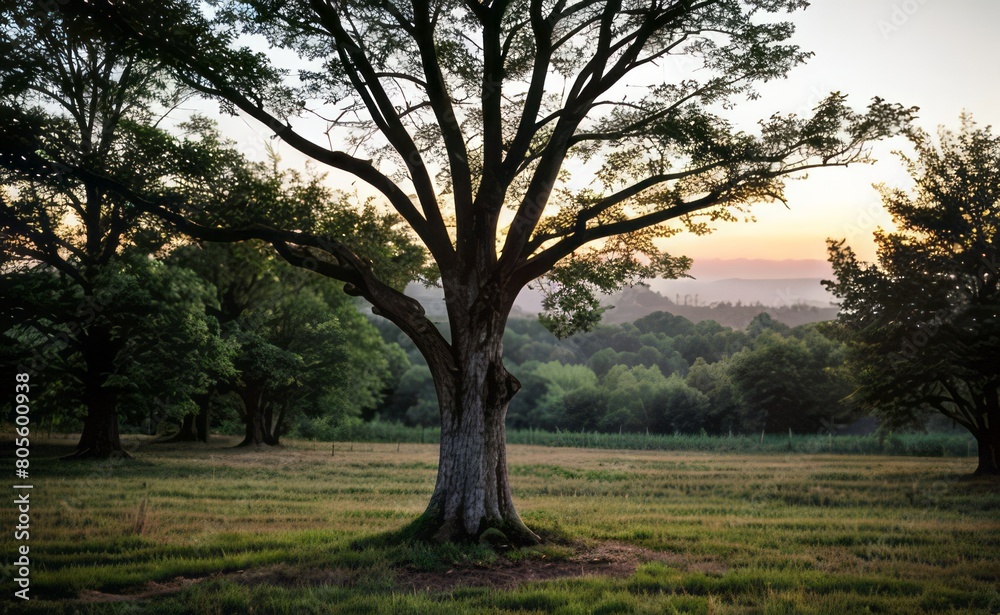 professional photograph of single tree in sunset professional photograph of single tree in sunset
