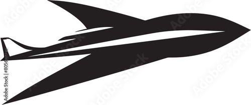 Jet Plane Vector Illustration with Detailed Targeting Pods