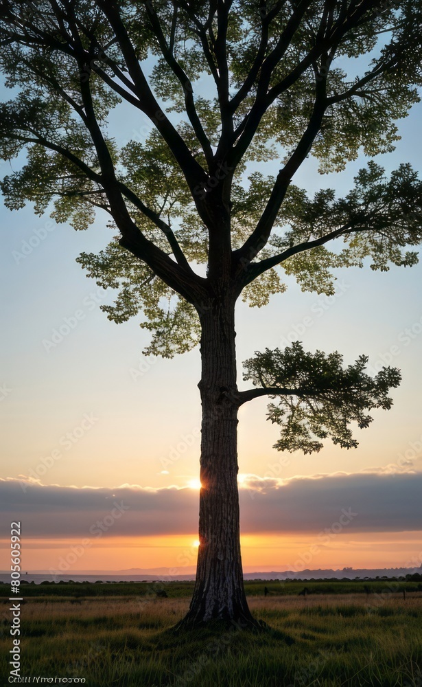 professional photograph of single tree in sunset professional photograph of single tree in sunset