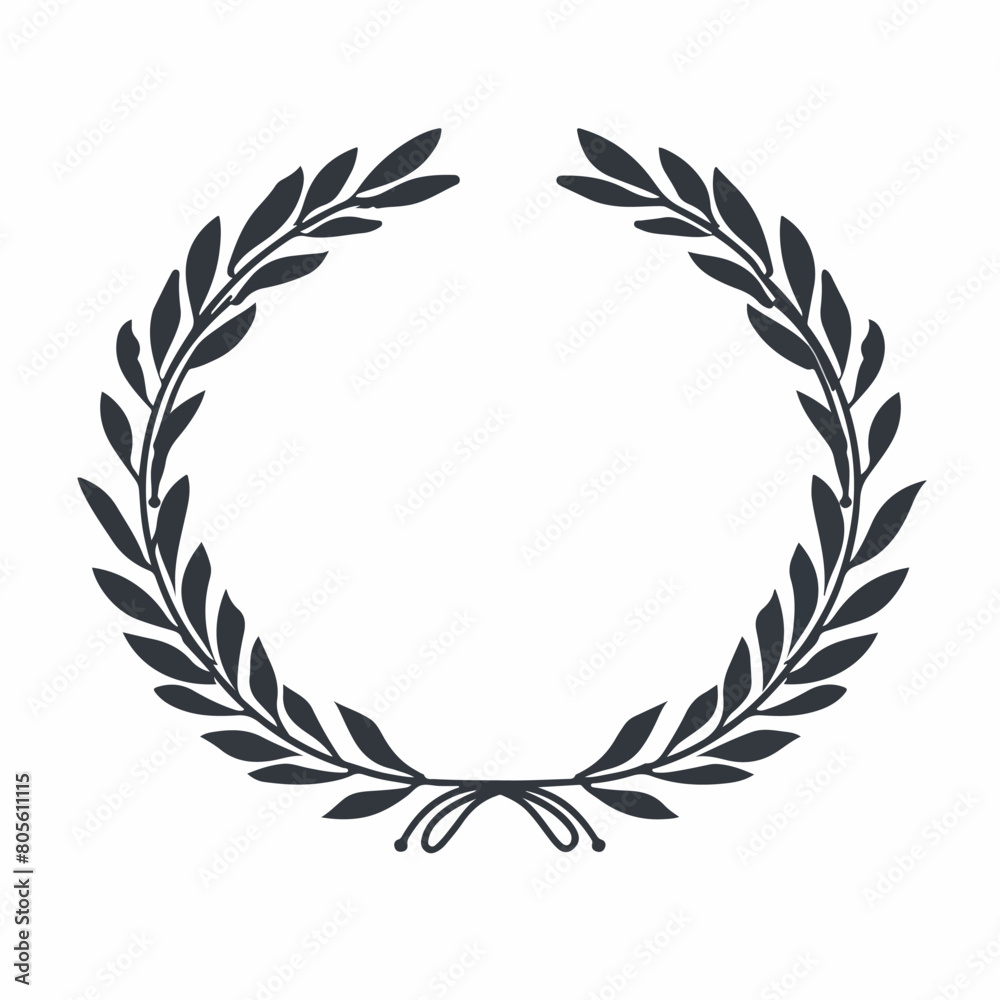 Laurel in cartoon, doodle style . Image for t-shirt, web, mobile apps and ui. Isolated 2d vector illustration in logo, icon, sketch style, Eps 10, black and white. AI Generative Laurel in cartoon, doodle style . Image for t-shirt, web, mobile apps and ui. Isolated 2d vector illustration in logo, icon, sketch style, Eps 10, black and white. AI Generative