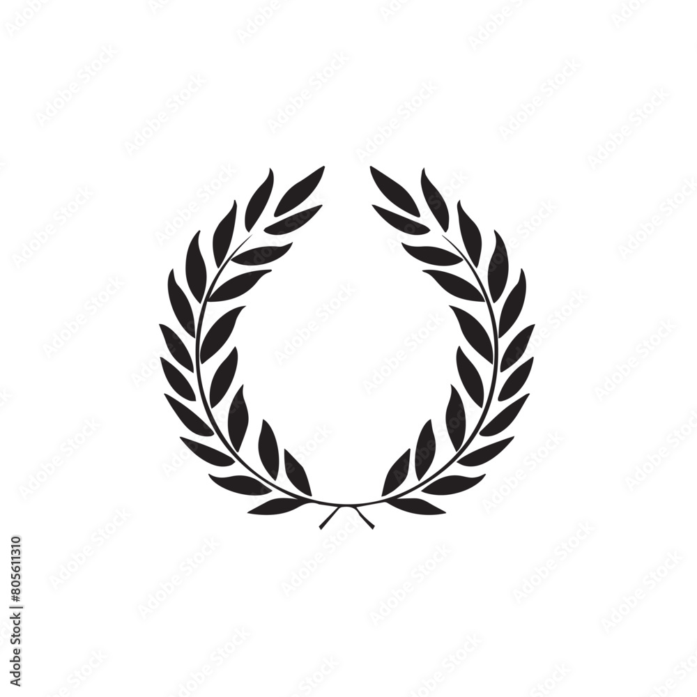 Laurel in cartoon, doodle style . Image for t-shirt, web, mobile apps and ui. Isolated 2d vector illustration in logo, icon, sketch style, Eps 10, black and white. AI Generative Laurel in cartoon, doodle style . Image for t-shirt, web, mobile apps and ui. Isolated 2d vector illustration in logo, icon, sketch style, Eps 10, black and white. AI Generative