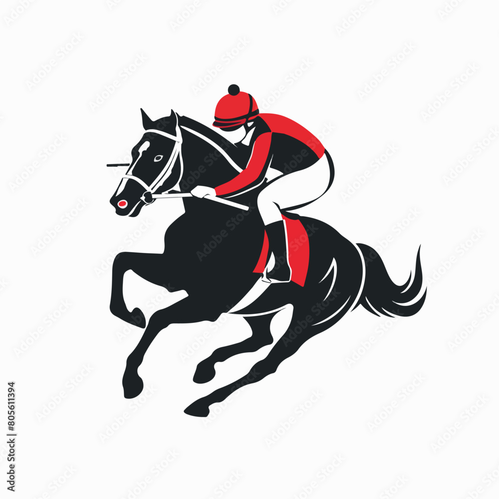 Horse and jockey in cartoon, doodle style. Image for t-shirt, web, mobile apps and ui. Isolated 2d vector illustration in logo, icon, sketch style, Eps 10. AI Generative Horse and jockey in cartoon, doodle style. Image for t-shirt, web, mobile apps and ui. Isolated 2d vector illustration in logo, icon, sketch style, Eps 10. AI Generative