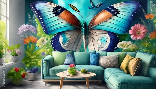 butterfly on a flower © Turan