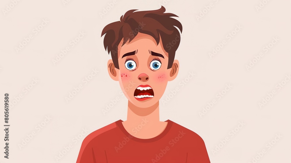 An expression of pure terror. An expression of pure terror.